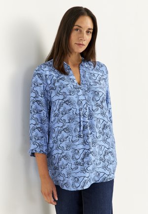 WITH POCKETS - Bluse - blue patterned