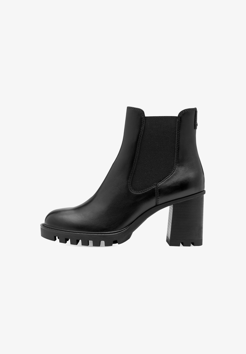 Tamaris ELEGANTE CHELSEA MIT TOUCH-IT ANTISHOKK - Bottines à plateau - black matt