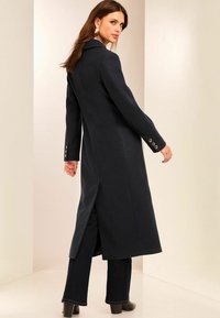 Lipsy REGULAR FIT - LONG LINE DOUBLE BREASTED - Klasický kabát - blue