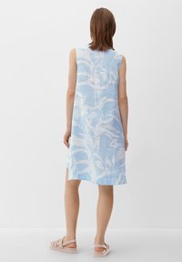 s.Oliver V AUSSCHNITT - Blusenkleid - hellblau