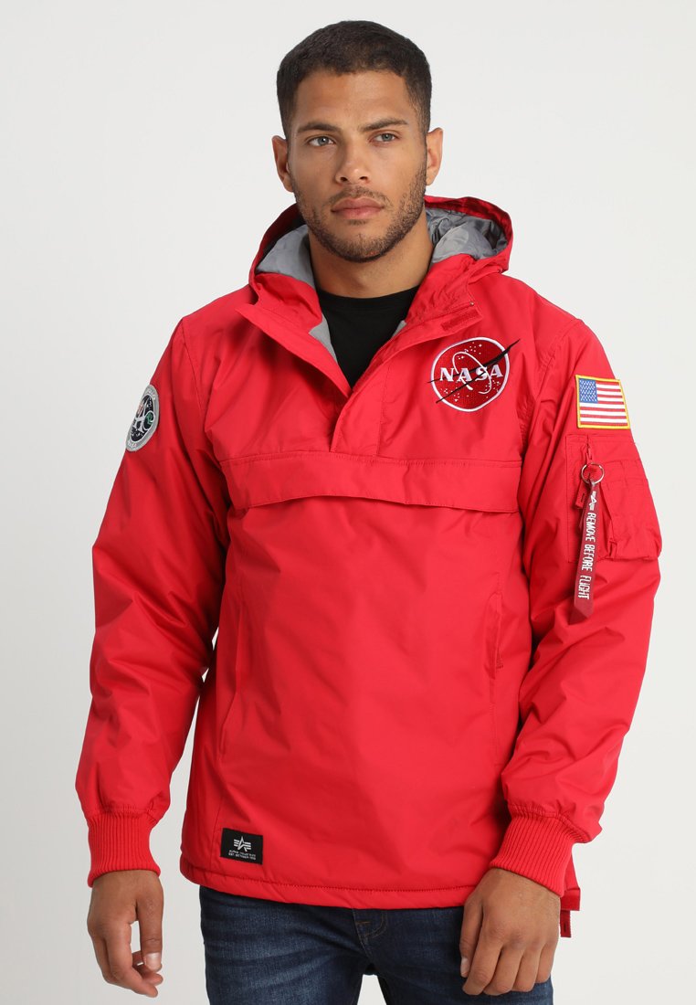 NASA ANORAKFUNKTION Vindjakke speed red NASA ANORAKFUNKTION Vindjakke speed red