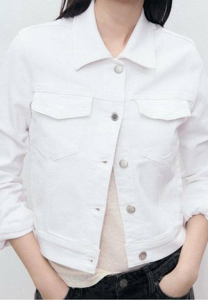 Jeansjacke - white