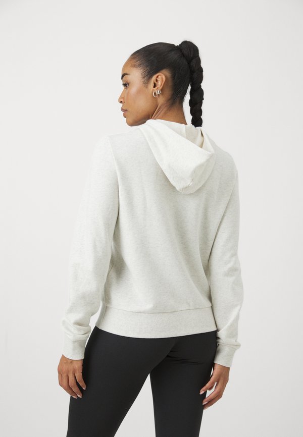 Zip-up sweatshirt - chalk mélange3