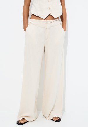 PULL&BEAR RUSTIC WITH DETAIL - Kalhoty - beige
