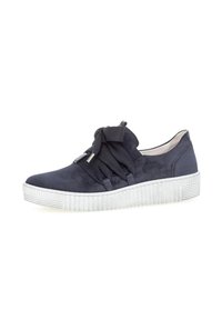 Gabor Sneaker Donna Comfort - Scarpe Basse In Tessuto Con Cerniera, Suola Light Cells, Altezza Tacco 4 Cm