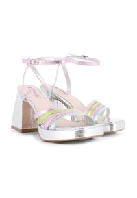 Blogger Sandalias con plataforma - multicolor