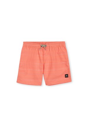 CALI  - Short de bain - living coral first name stripe