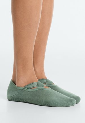 OYSHO, 2 PAIRS - Chaussettes invisibles - grey-turquoise