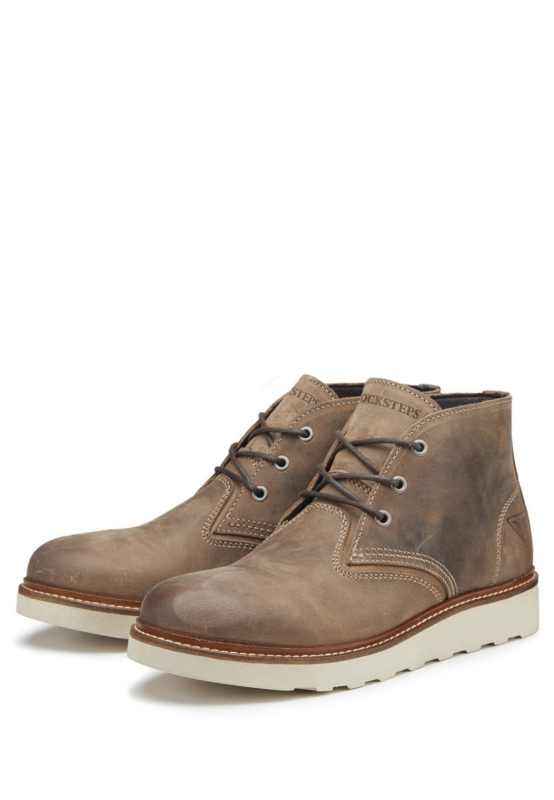 Docksteps OAKLAND 2511 Stivaletti con plateau mud/marrone