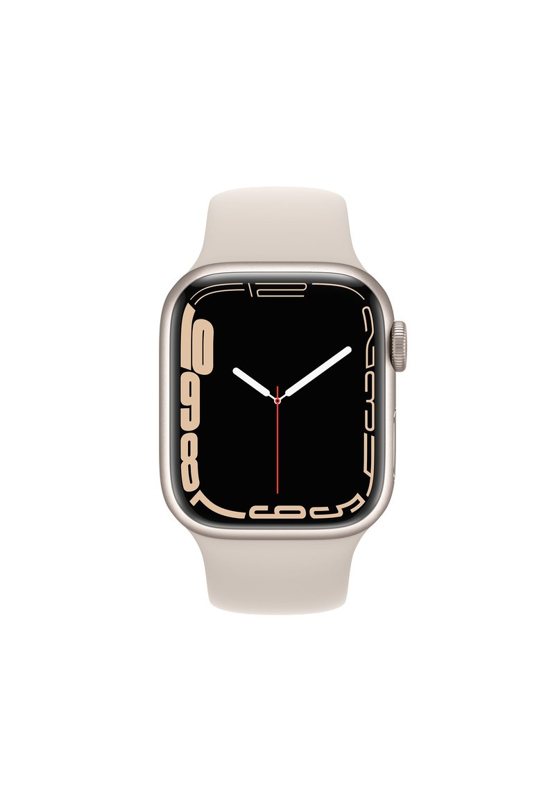 Herren Bälle & Schläger | Apple APPLE WATCH SERIES 7 41MM (GPS) Smartwatch starlight/goldfarben - FL07560 Herren Bälle & Schläger | Apple APPLE WATCH SERIES 7 41MM (GPS) Smartwatch starlight/goldfarben - FL07560