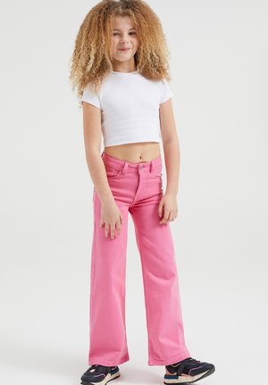 Straight leg jeans - pink