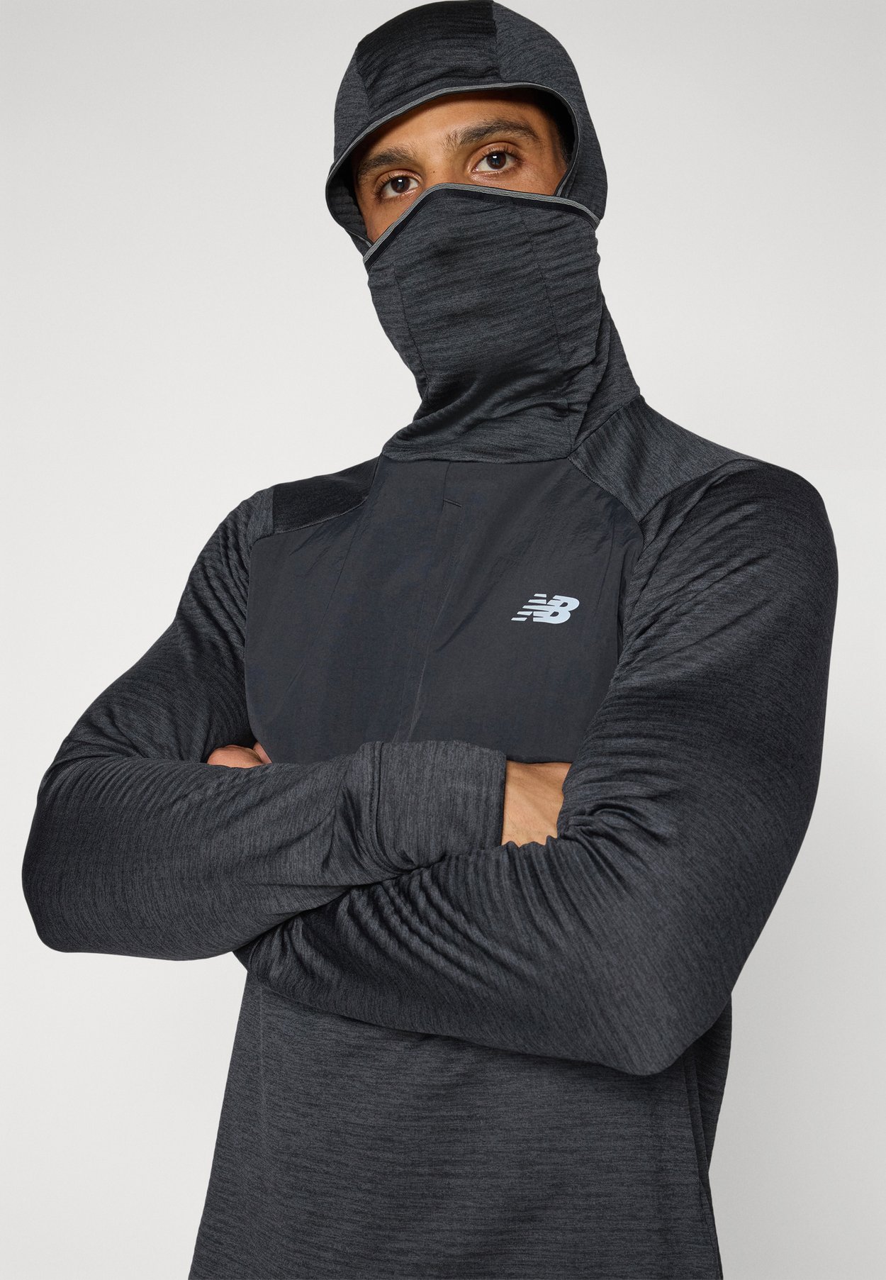 GRID BALACLAVA HOODIE
