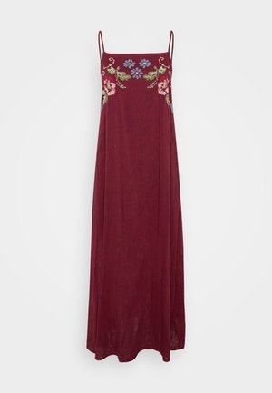 Desmond & Dempsey WOMENS SQUARE NIGHTIE - Camisón - burgundy