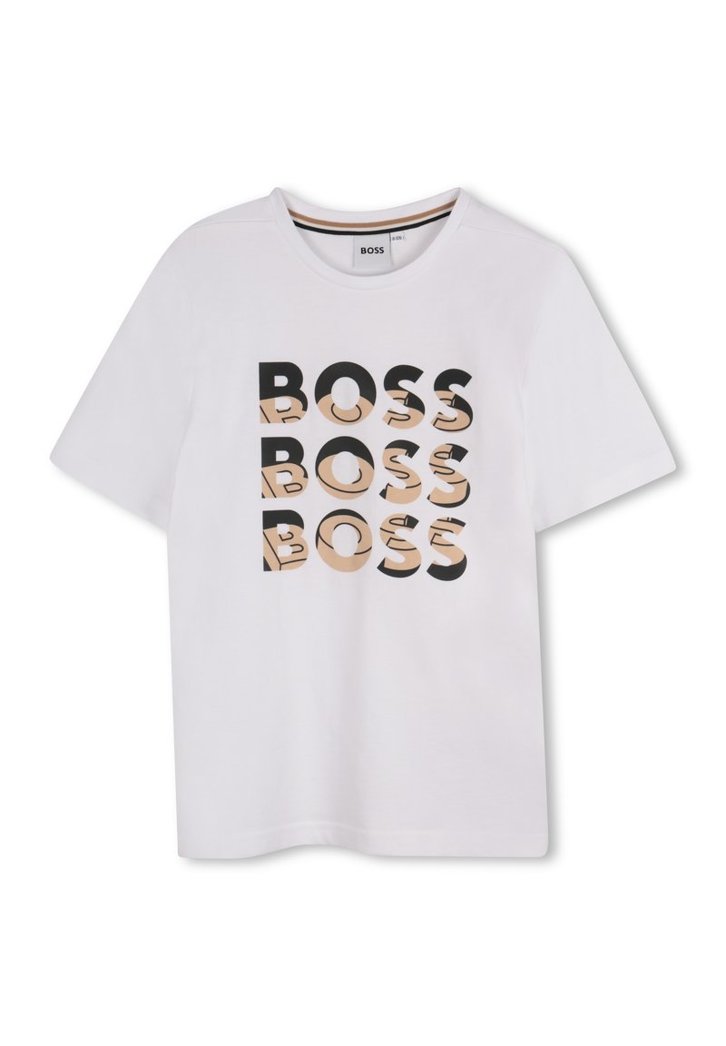 BOSS Kidswear - SHORT SLEEVES  - T-shirt imprimé - white, Agrandir