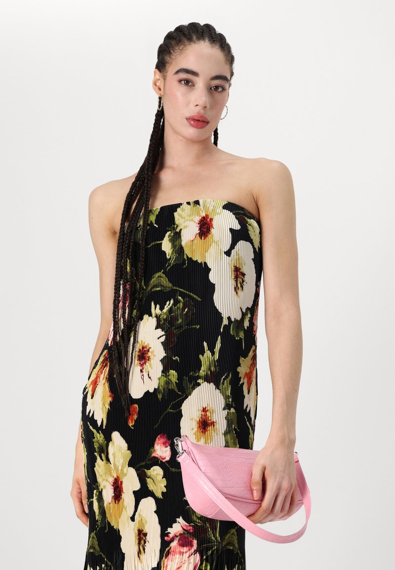 Abercrombie & Fitch EMERSON GOWN - Cocktail dress / Party dress - black/multi-coloured  - Zalando.ie