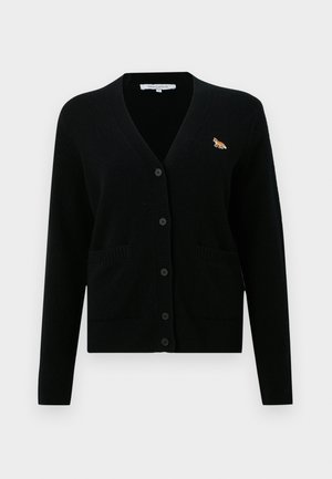BABY FOX BOXY CARDIGAN - Cardigan - black