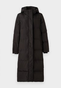 VILA VISTARI LONG COAT - Páperový kabát - black beauty