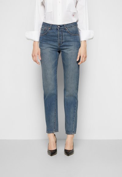 Victoria Beckham OLIVIA - Calças de ganga de perna direita - steel blue wash