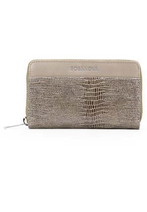 Bosanova DE RECTANGULAR ANIMAL PRINT CON CREMALLERA - Monedero - taupe