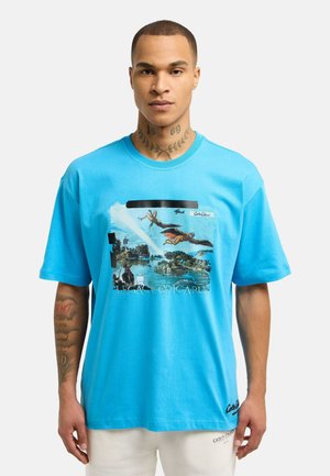 UNISEX - Print T-shirt - blau