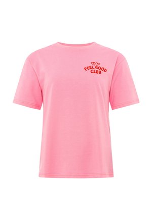 Zwillingsherz, T-SHIRT FEEL GOOD CLUB - T-Shirt print - pink