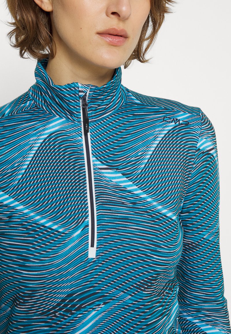Damen Sportbekleidung | CMP WOMAN Fleecepullover azzurro titanio/light-blue denim - VN46184 Damen Sportbekleidung | CMP WOMAN Fleecepullover azzurro titanio/light-blue denim - VN46184