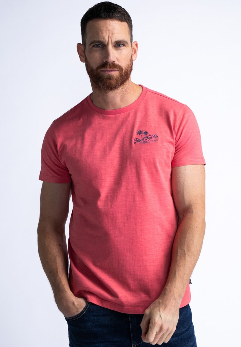 Petrol Industries Jednoduché tričko - faded melon