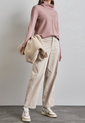 Pullover - mottled light pink