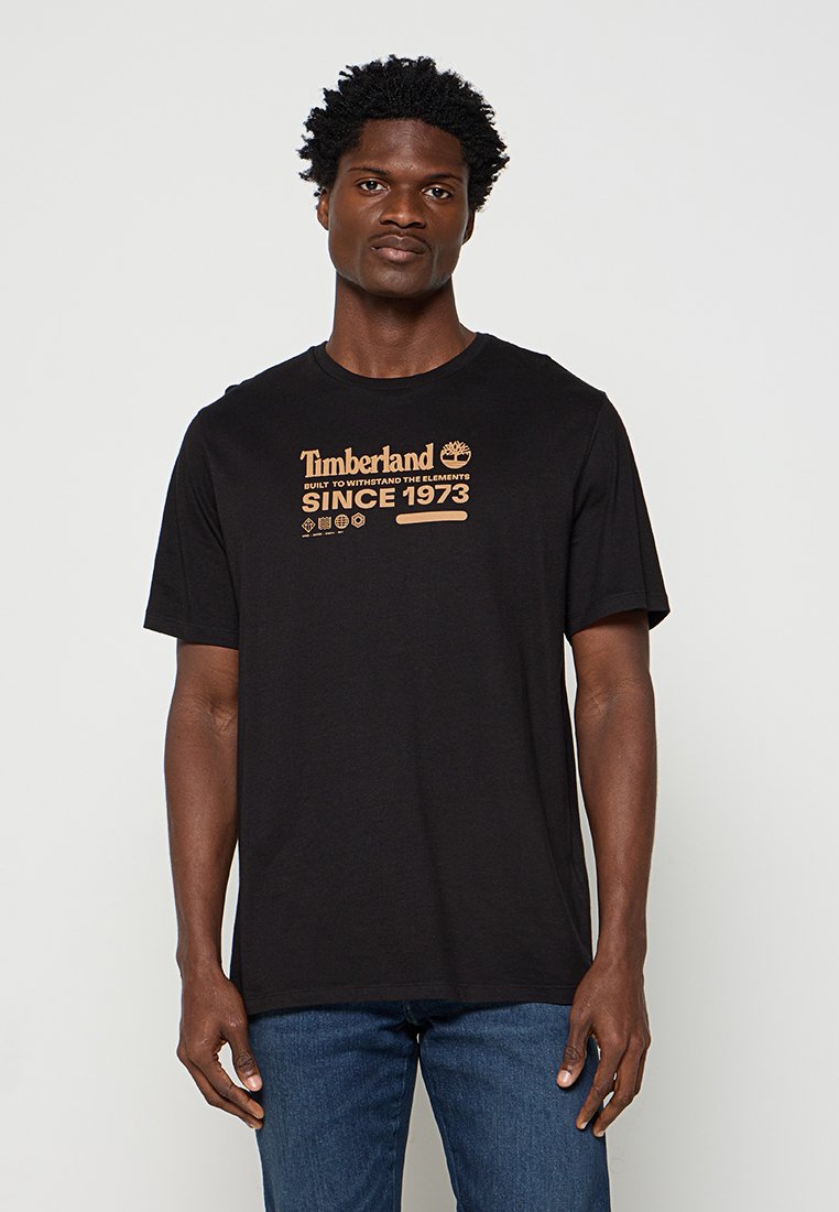 Timberland T-shirt print zwart