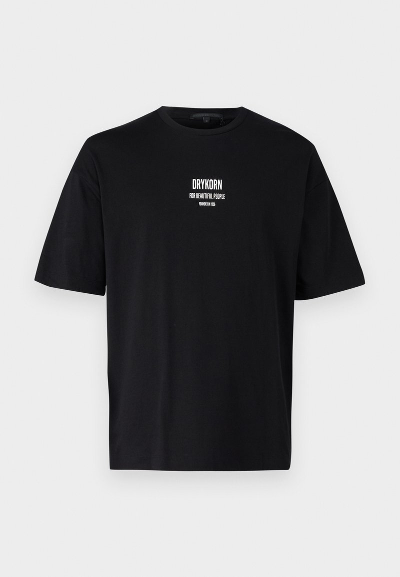 drykorn T-shirt basic zwart