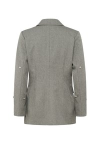 Soaked in Luxury Korte frakker - grey melange suiting