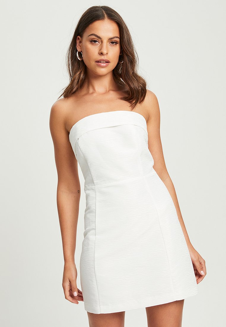 BWLDR REYA MINI Cocktail dress / Party dress white jacquard/white Zalando.ie