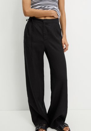 Trousers - black