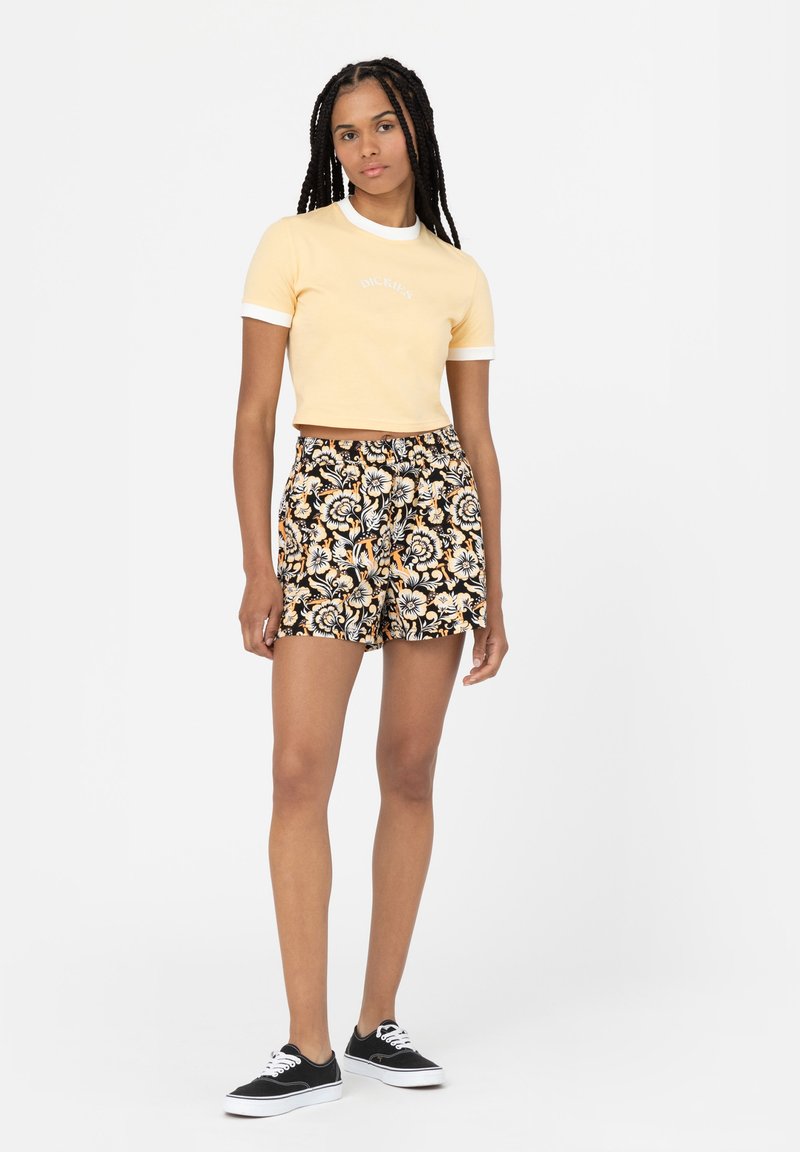 Dickies T-shirt print geel