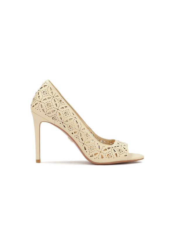 AUDE - High Heel Peeptoe - beige