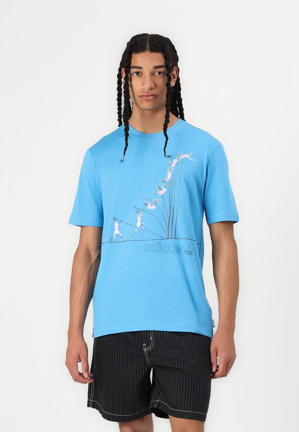 POLE - Print T-shirt - app sky rush