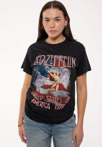 Paradiso Clothing LED ZEPPELIN STARS N STRIPES USA - Print T-shirt - black