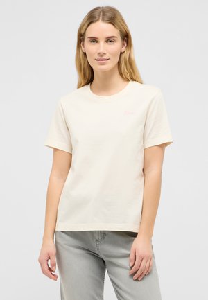 Mustang, Basic T-shirt - weiß