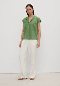 comma Button-down blouse - bright green