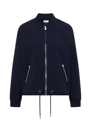 Cecil, BLOUSON IN UNIFARBE MIT TUNNELZUG - Blouson Bomber - urban dark blue