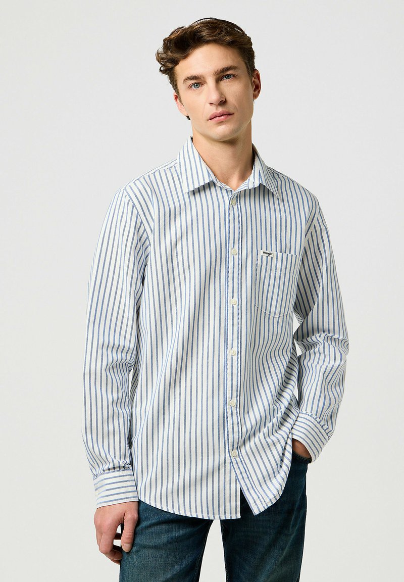 Wrangler Camicia - blue oxford