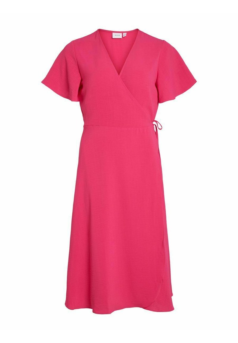 VILA VILOVIE WRAP DRESS - Dnevna haljina - pink yarrow
