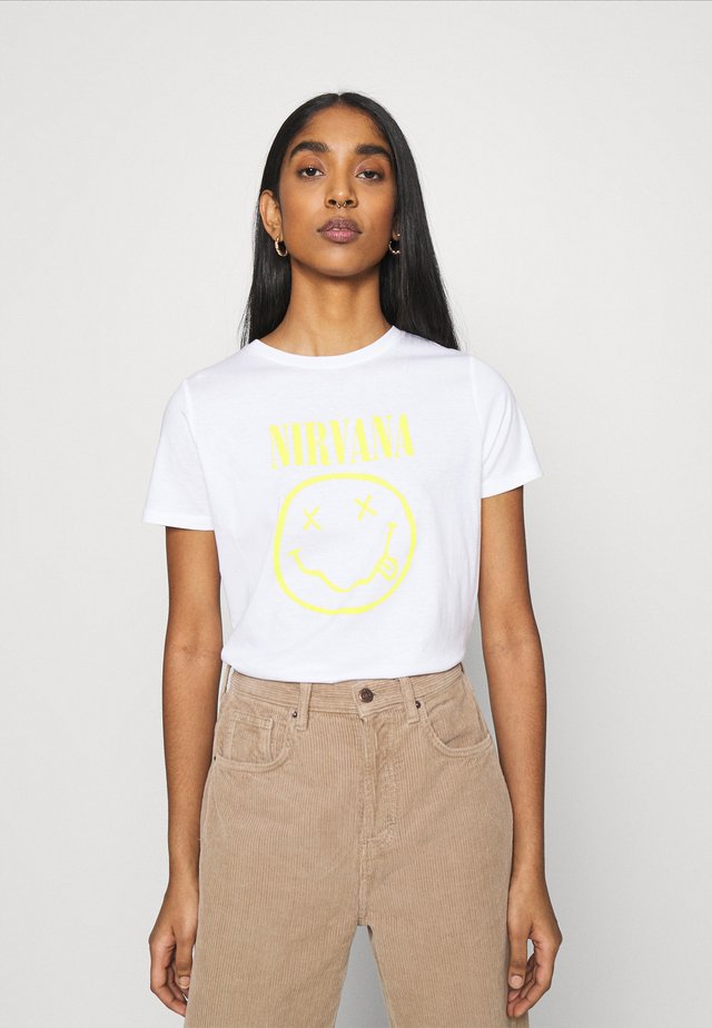 NIRVANA TEE​ - T-shirt print - white