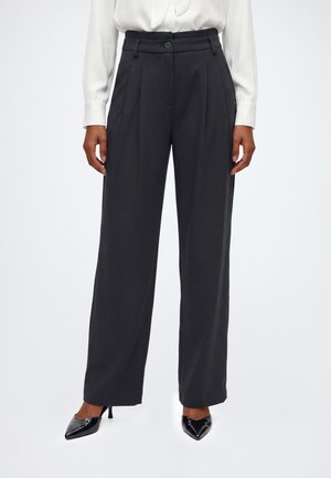 ONLY, ONLEVI PEPLUM WIDE - Wide leg - phantom