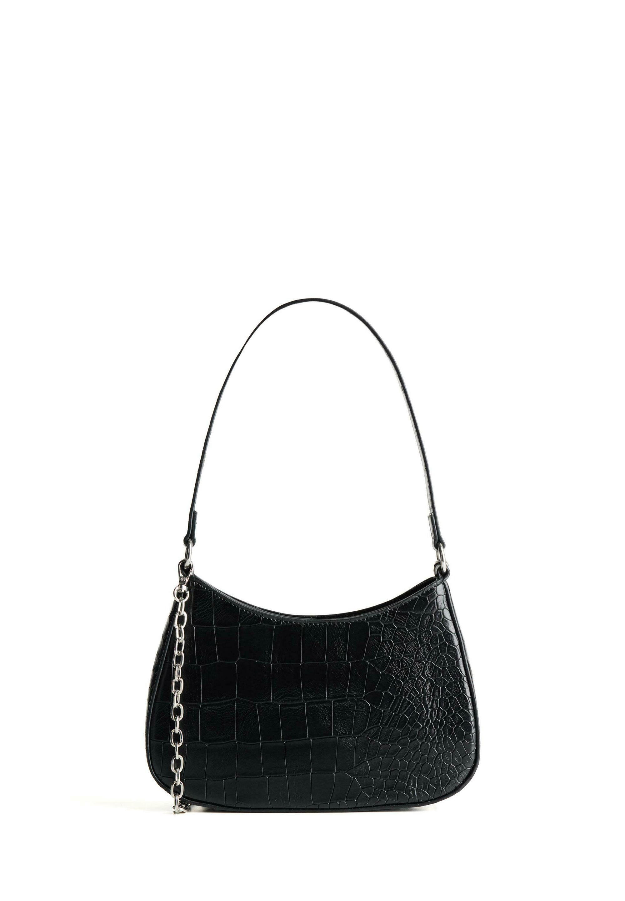 Bershka HALF-MOON Sac à main black/noir