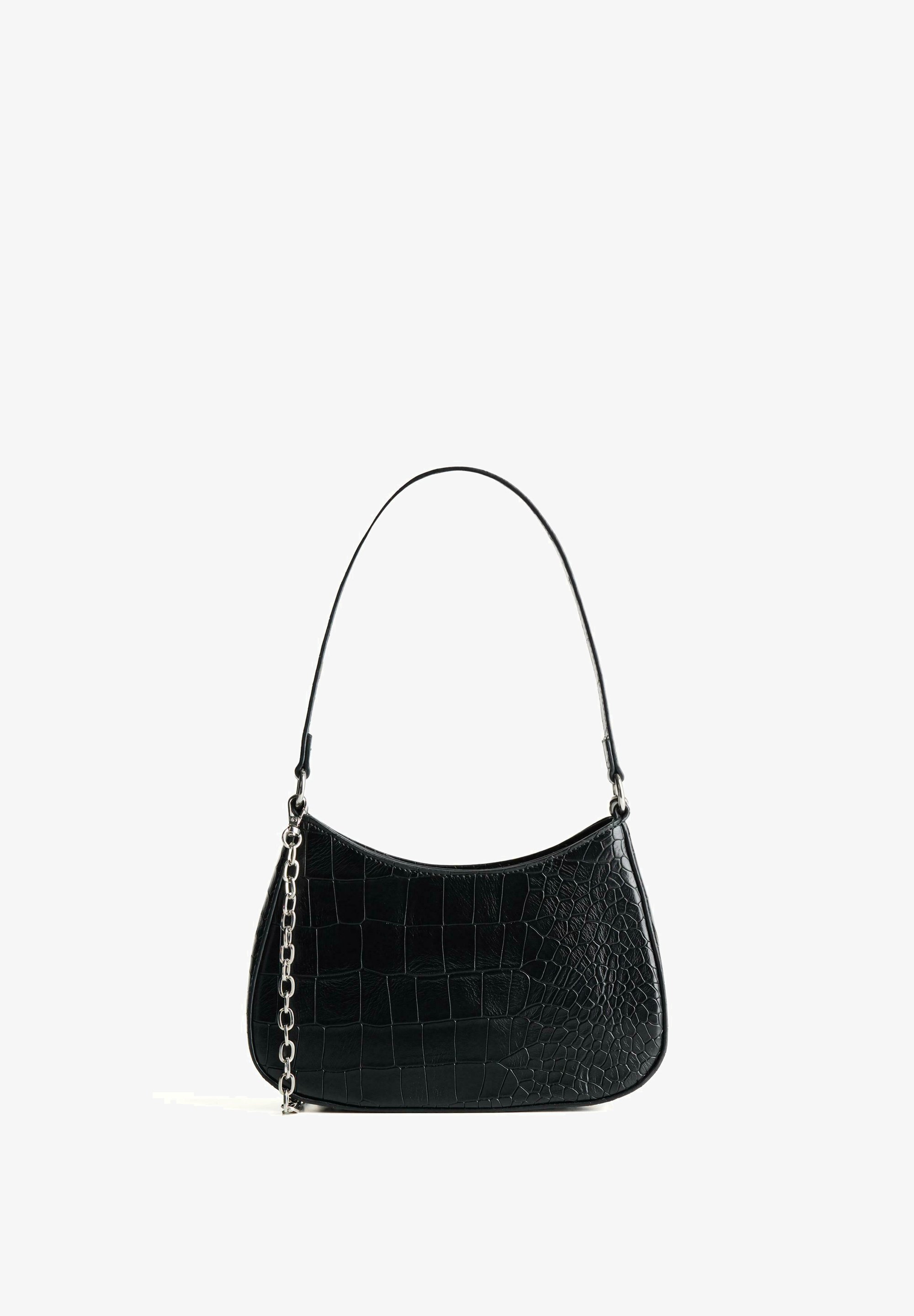 Bershka HALF-MOON Sac à main black/noir - Main Image