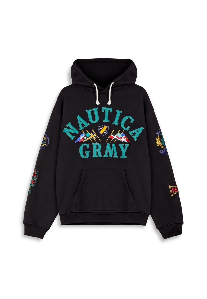 Grimey MIGHTY HARMONIST NAUTICA GRMY - Jersey con capucha - black/negro ...