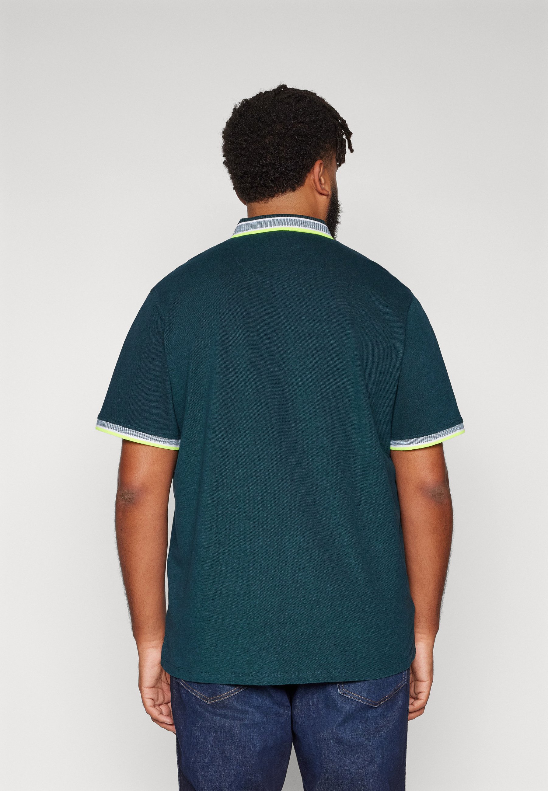 Jack & Jones JJEPAULOS - Polo shirt - deep teal/dark green