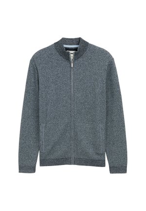 MIT STEHKRAGEN - Cardigan - light blue navy twotone