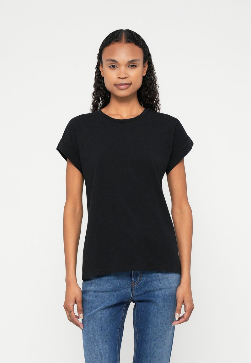 closed T-shirt basic zwart